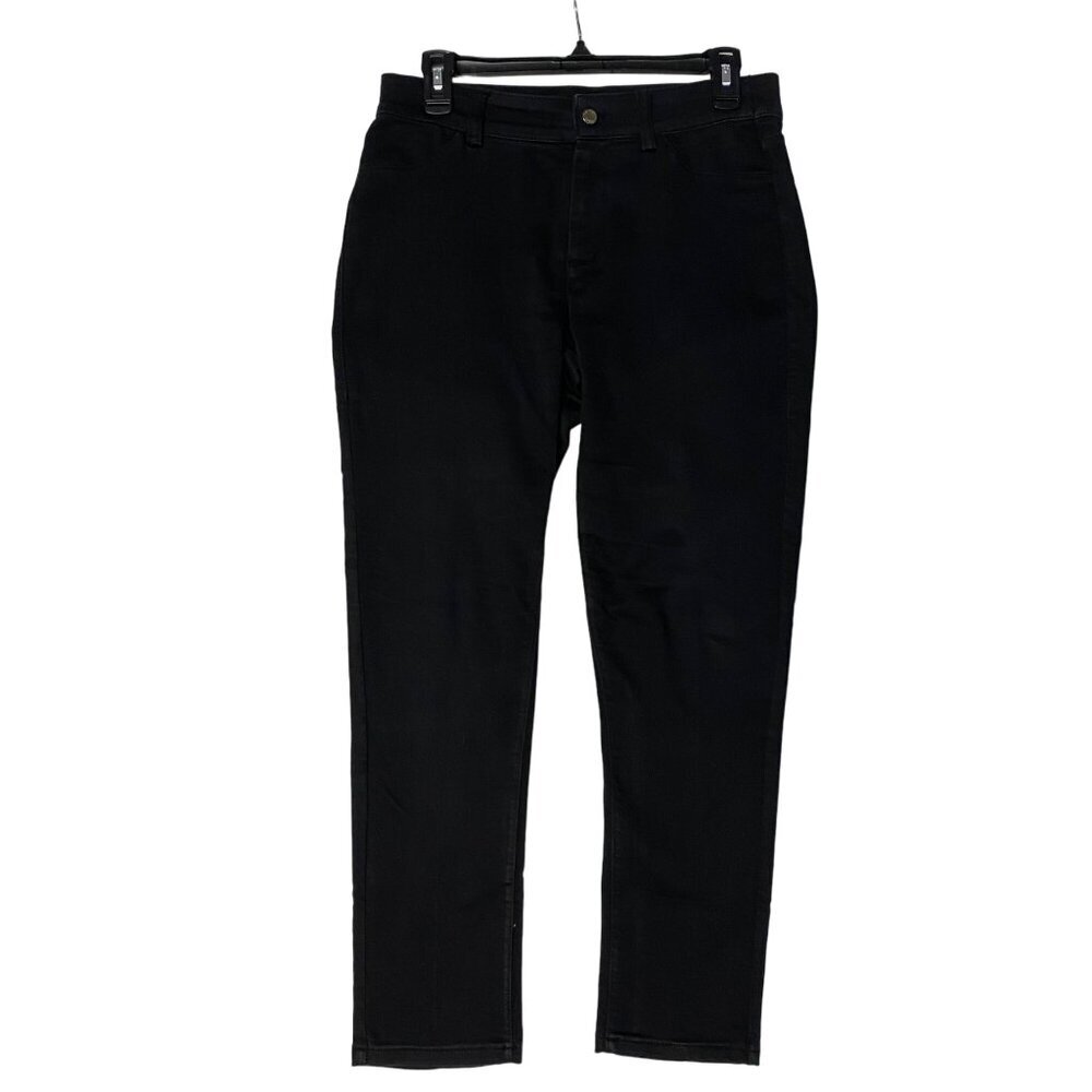 CALVIN KLEIN BLACK STRETCH SOFT SKINNY JEANS‎ SIZE 6